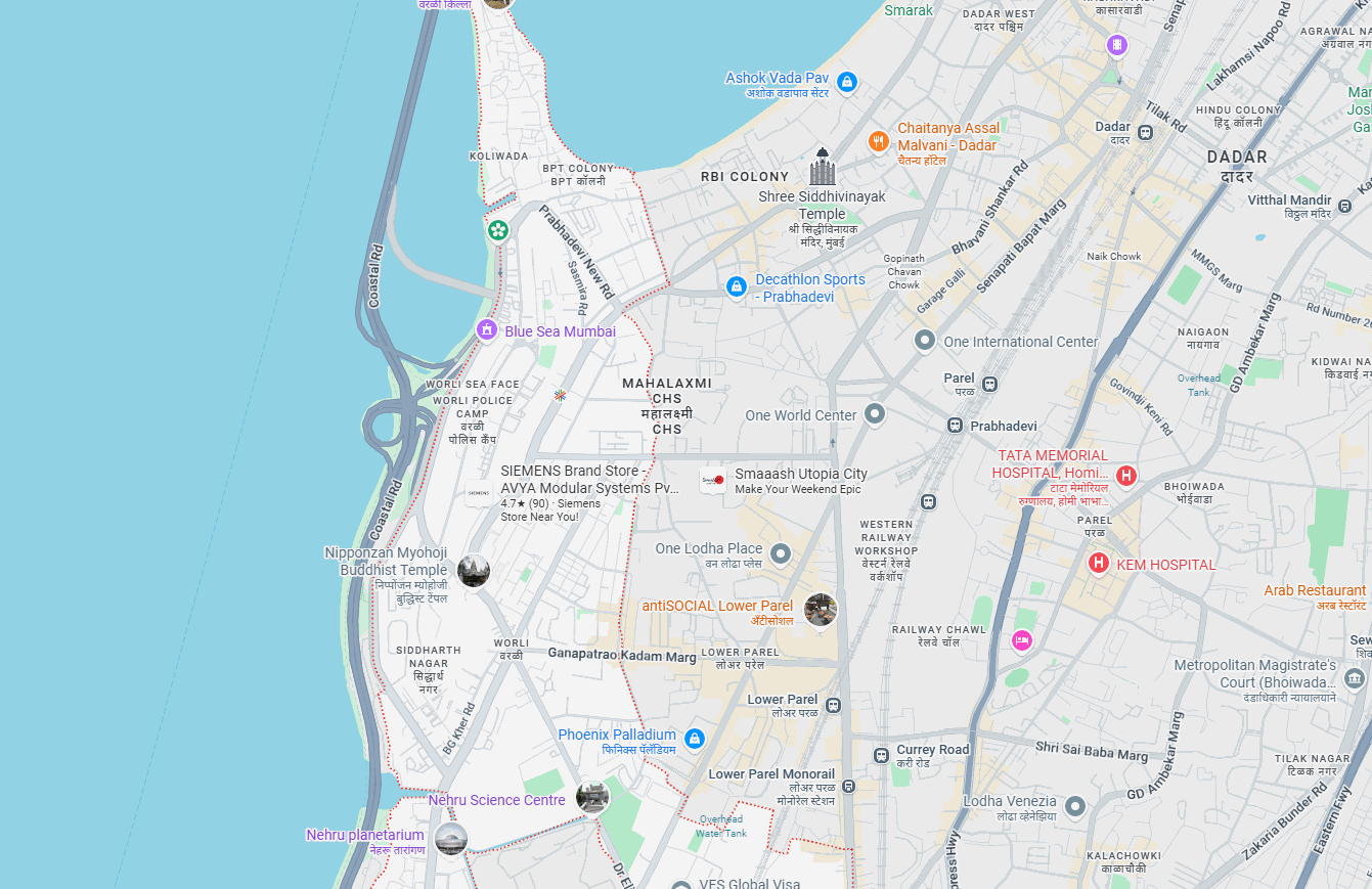 The Imperial Location Map